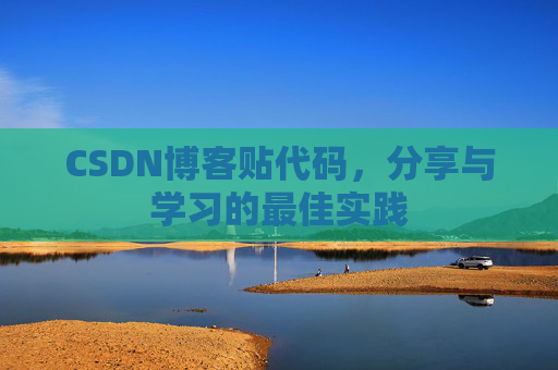 CSDN博客贴代码，分享与学习的最佳实践